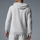 Micro Waffle Fast Break Hooded Sweatshirt — Athletic Heather Grey