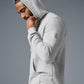 Micro Waffle Fast Break Hooded Sweatshirt — Athletic Heather Grey