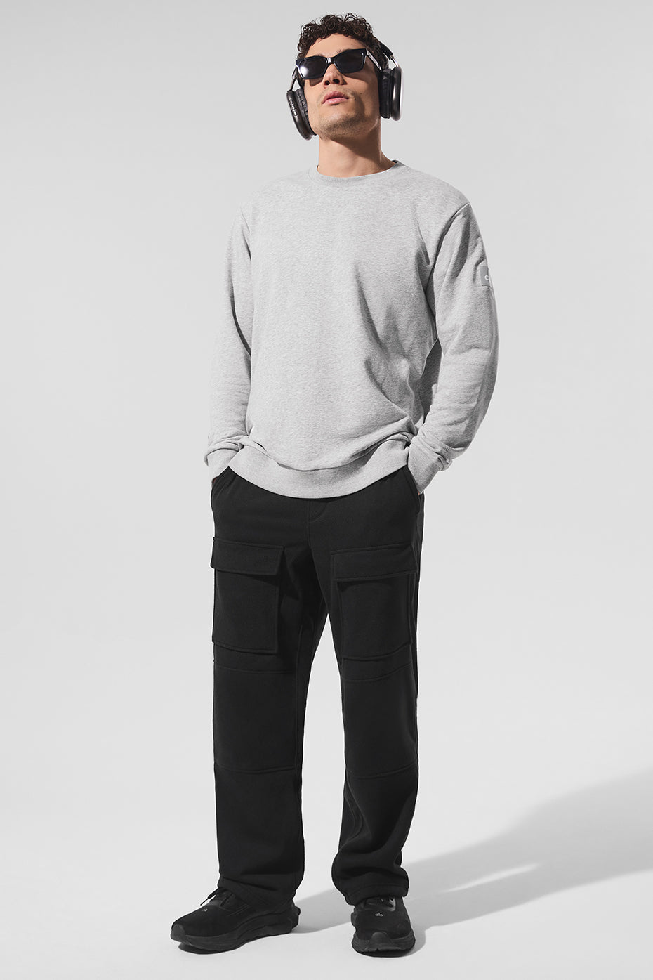 Qualifier Crewneck — Athletic Heather Grey
