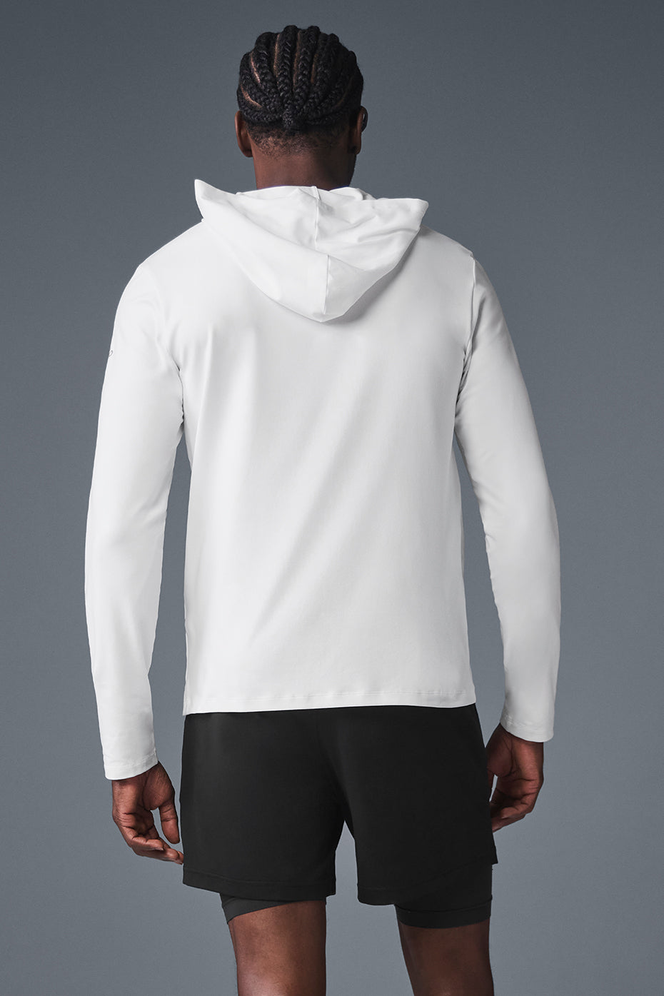 Conquer Reform Long‑Sleeve With Hood — White