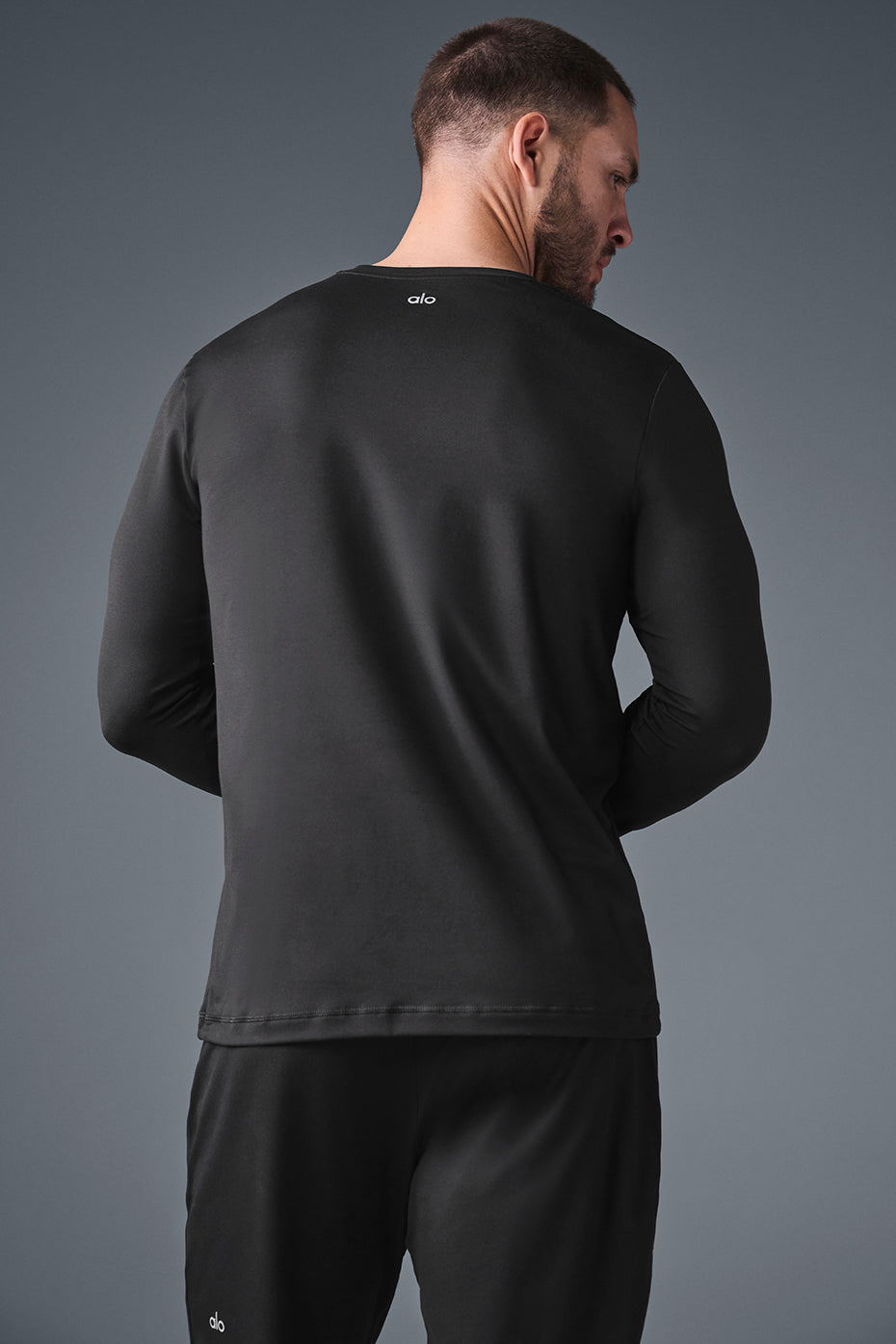 Conquer Reform Crewneck Long‑Sleeve — Black