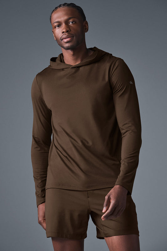 Conquer Reform Long‑Sleeve With Hood — Espresso