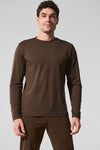 Conquer Reform Crewneck Long‑Sleeve — Espresso