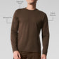 Conquer Reform Crewneck Long‑Sleeve — Espresso