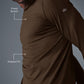 Conquer Reform Long‑Sleeve With Hood — Espresso