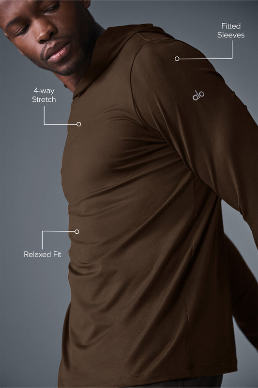 Conquer Reform Long‑Sleeve With Hood — Espresso