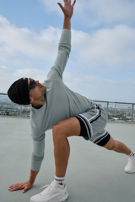 Conquer Reform Crewneck Long‑Sleeve — Lunar Grey