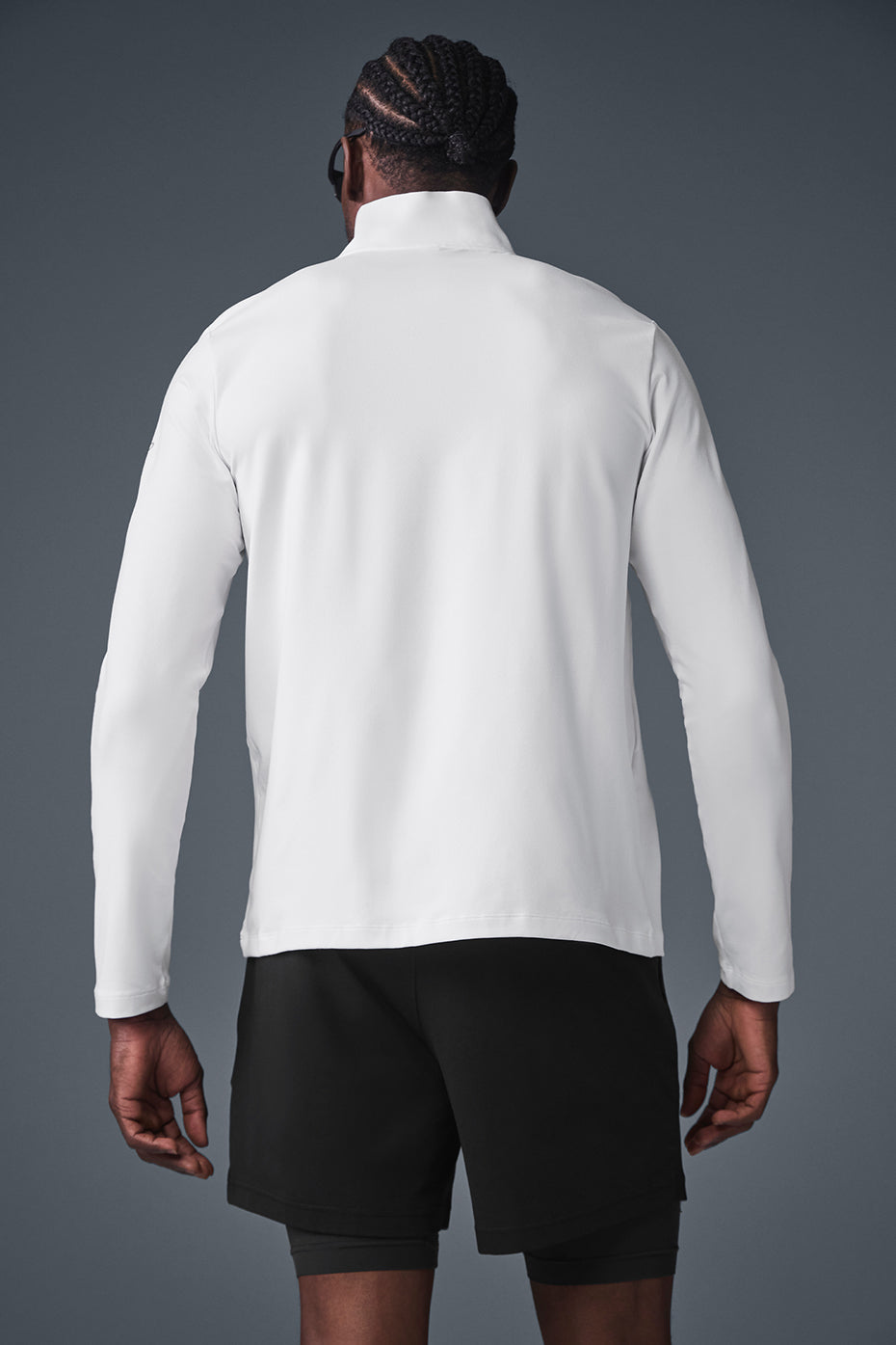 Conquer 1/4 Zip Reform Long‑Sleeve — White