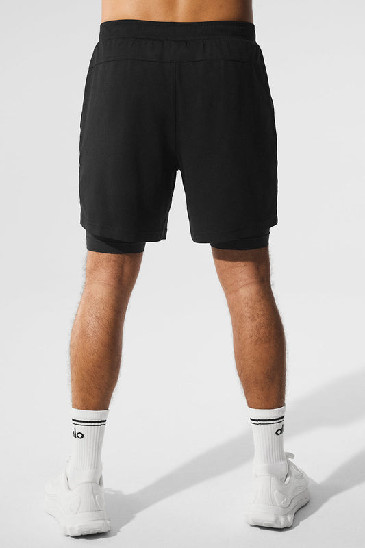 Conquer React 2 — In — 1 Performance Shorts — Black/Black