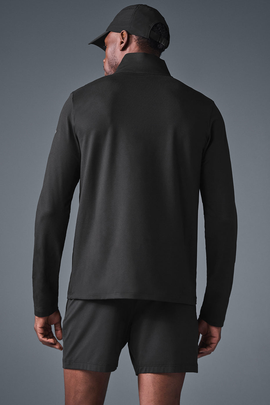Conquer 1/4 Zip Reform Long‑Sleeve — Black