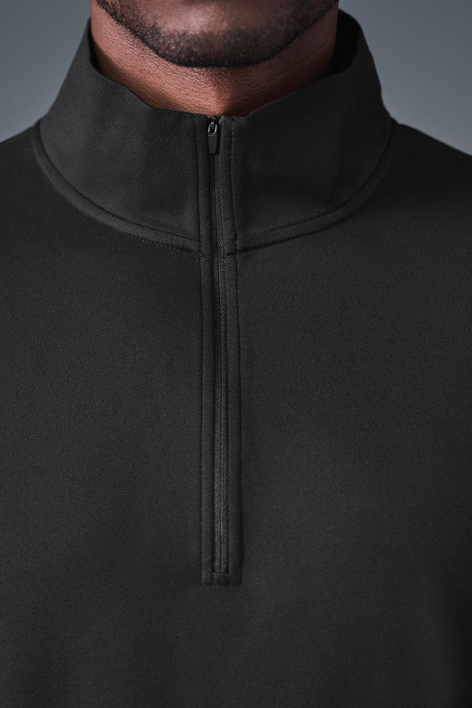 Conquer 1/4 Zip Reform Long‑Sleeve — Black