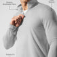 Conquer 1/4 Zip Reform Long‑Sleeve — Athletic Heather Grey