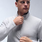 Conquer 1/4 Zip Reform Long‑Sleeve — Athletic Heather Grey