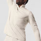 Conquer 1/4 Zip Reform Long‑Sleeve — Bone