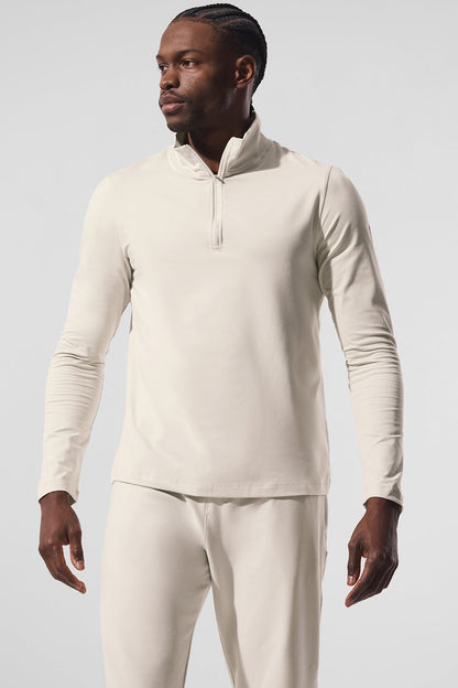 Conquer 1/4 Zip Reform Long‑Sleeve — Bone