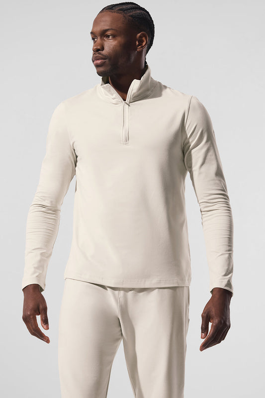 Conquer 1/4 Zip Reform Long‑Sleeve — Bone