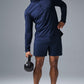 Conquer 1/4 Zip Reform Long‑Sleeve — Navy