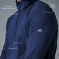Conquer 1/4 Zip Reform Long‑Sleeve — Navy