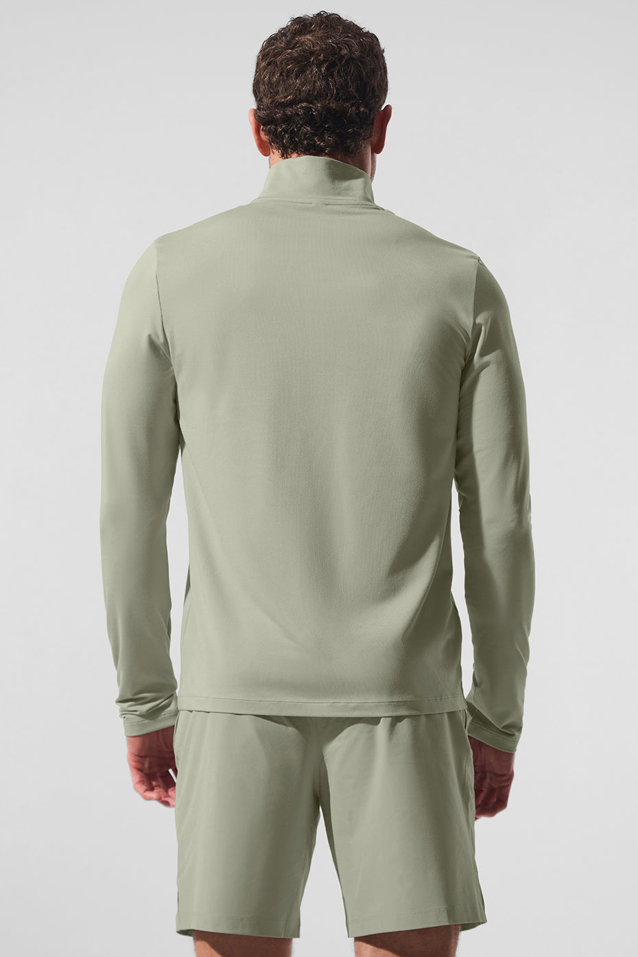 Conquer 1/4 Zip Reform Long‑Sleeve — Limestone