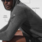 Conquer Reform Long‑Sleeve With Hood — Dark Heather Grey