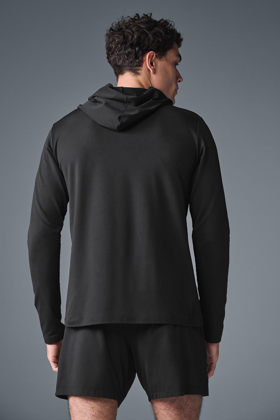 Conquer Reform Long‑Sleeve With Hood — Black