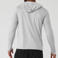 Conquer Reform Long‑Sleeve With Hood — Athletic Heather Grey