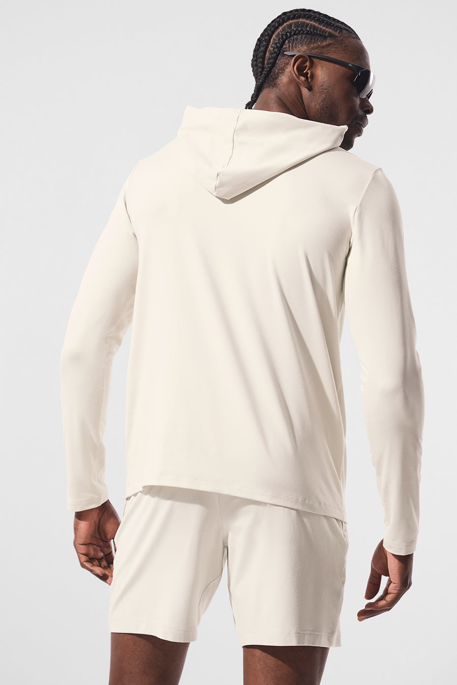 Conquer Reform Long‑Sleeve With Hood — Bone