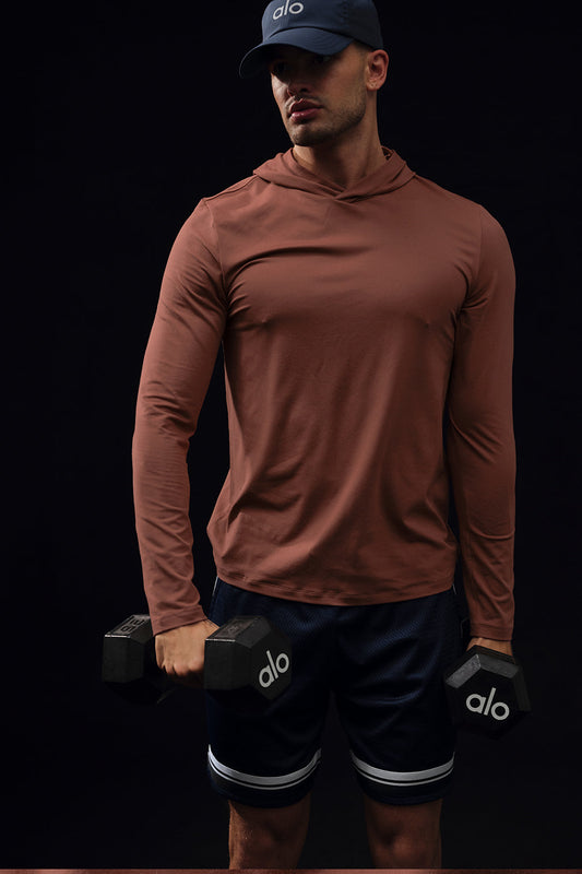 Conquer Reform Long‑Sleeve With Hood — Chestnut