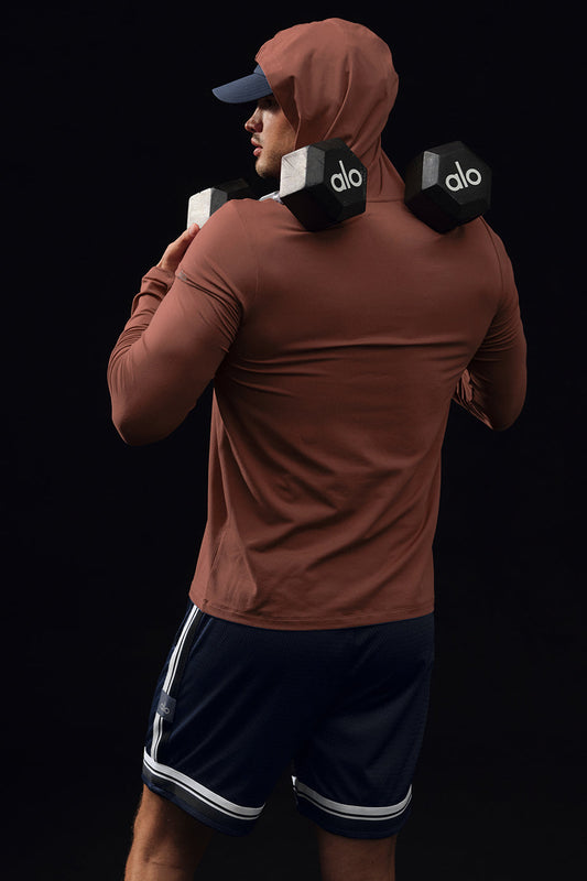 Conquer Reform Long‑Sleeve With Hood — Chestnut