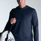 Conquer Reform Long‑Sleeve With Hood — Navy