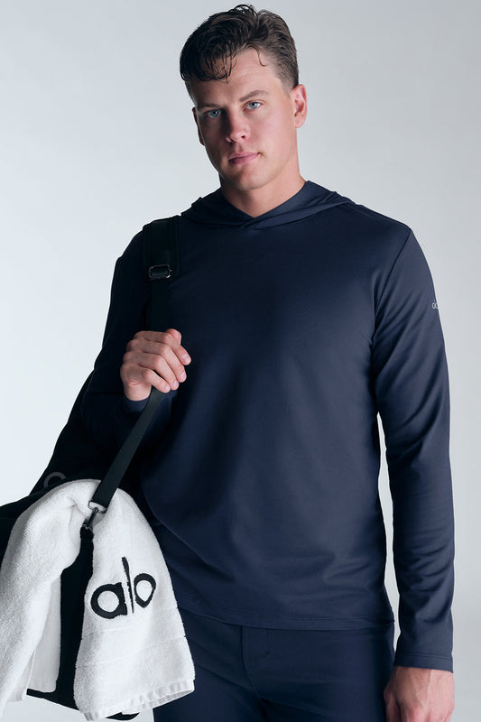 Conquer Reform Long‑Sleeve With Hood — Navy