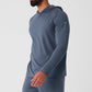 Conquer Reform Long‑Sleeve With Hood — Bluestone
