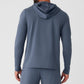 Conquer Reform Long‑Sleeve With Hood — Bluestone