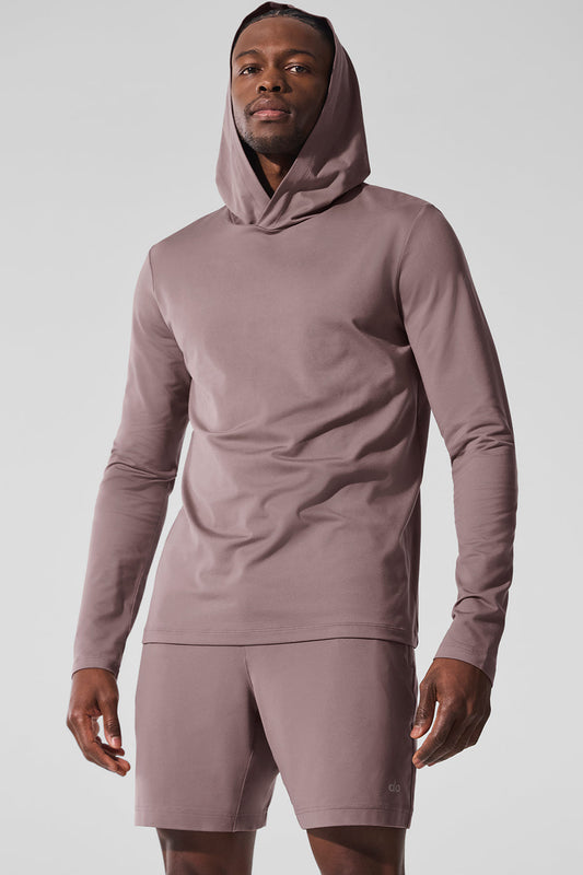 Conquer Reform Long‑Sleeve With Hood — Mushroom