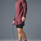 Conquer Reform Long‑Sleeve With Hood — Burgundy Truffle