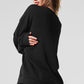 Chill Crew Neck Crew Sweatshirt — Black