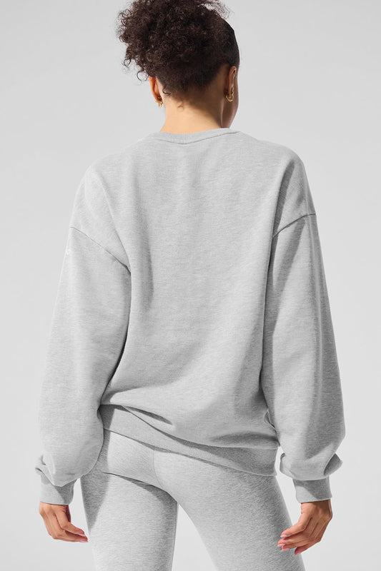 Chill Crew Neck Crew Sweatshirt — Athletic Heather Grey