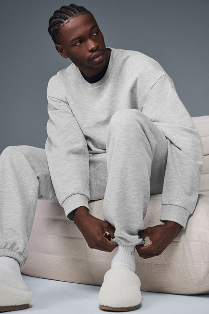 Chill Crew Neck Crew Sweatshirt — Athletic Heather Grey