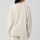 Chill Crew Neck Crew Sweatshirt — Bone