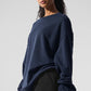 Chill Crew Neck Crew Sweatshirt — Navy
