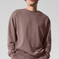 Chill Crew Neck Crew Sweatshirt — Mushroom