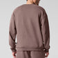Chill Crew Neck Crew Sweatshirt — Mushroom