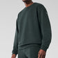 Chill Crew Neck Crew Sweatshirt — Charcoal Green