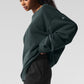 Chill Crew Neck Crew Sweatshirt — Charcoal Green