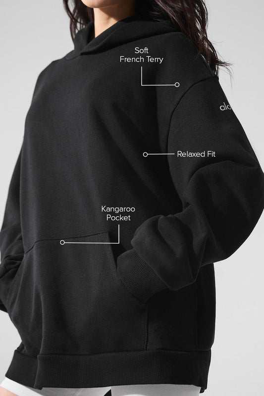 Chill Hooded Sweatshirt — Black