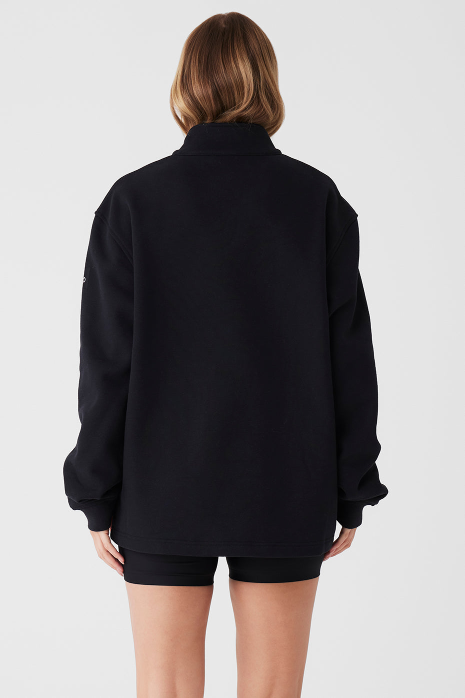 Renown Heavy Weight 1/4 Zip — Black