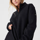 Renown Heavy Weight 1/4 Zip — Black