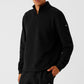 Renown Heavy Weight 1/4 Zip — Black
