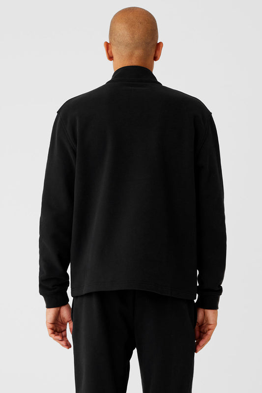 Renown Heavy Weight 1/4 Zip — Black