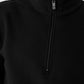 Renown Heavy Weight 1/4 Zip — Black